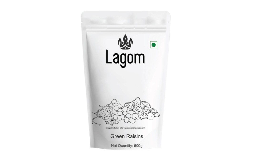 Lagom Green Raisins    Pack  500 grams
